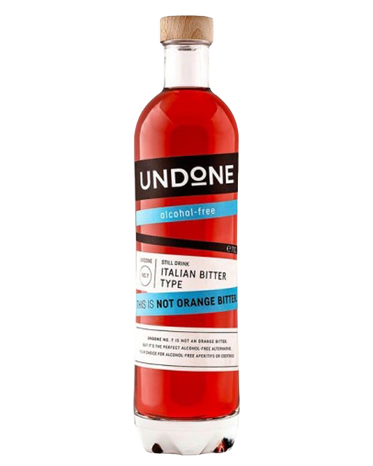 UNDONE Nº7 ITALIAN BITTER APERITIF IS NOT ORANGE BITTER